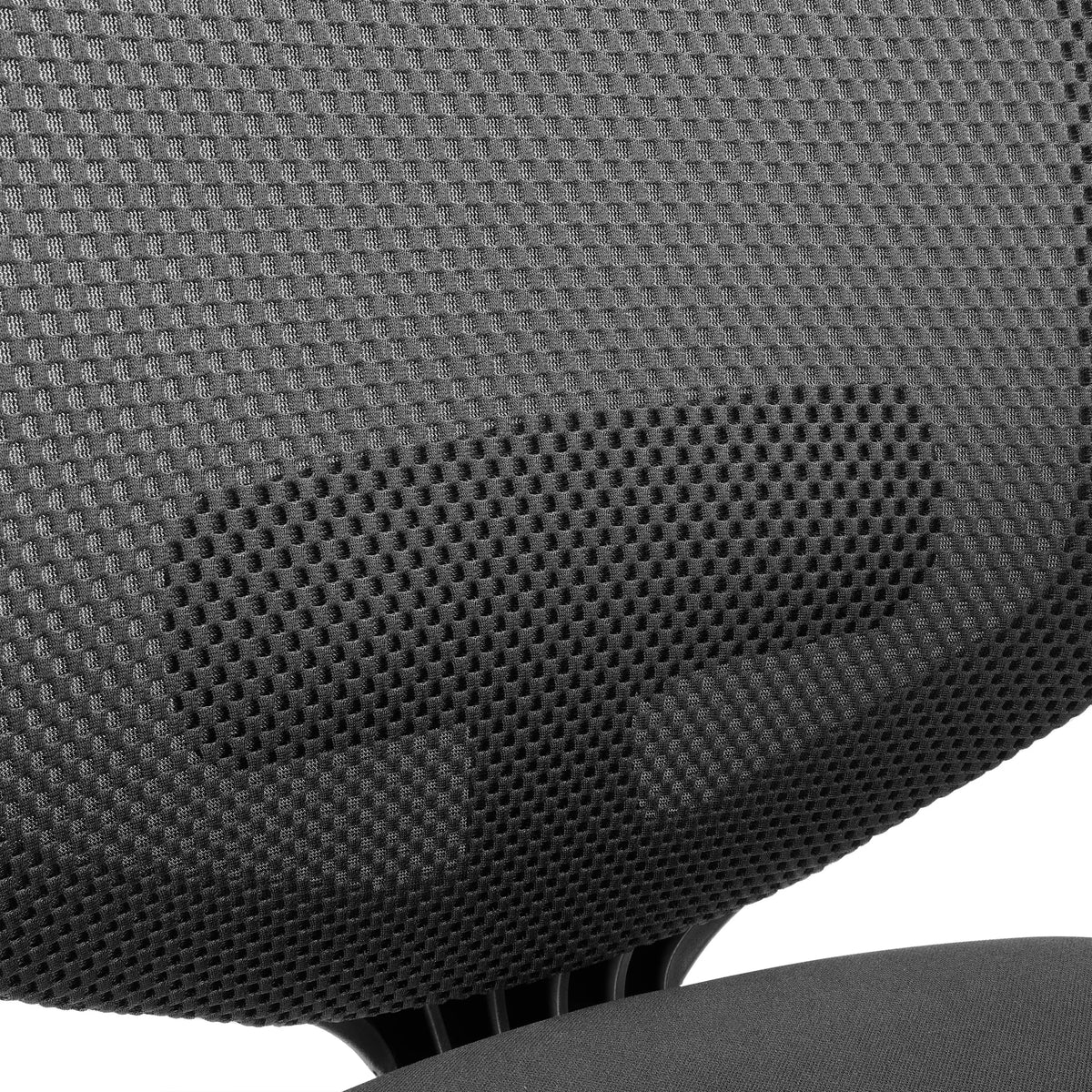 Respaldo de malla estructurada de la silla de oficina profesional Delvia en color negro de hjh OFFICE