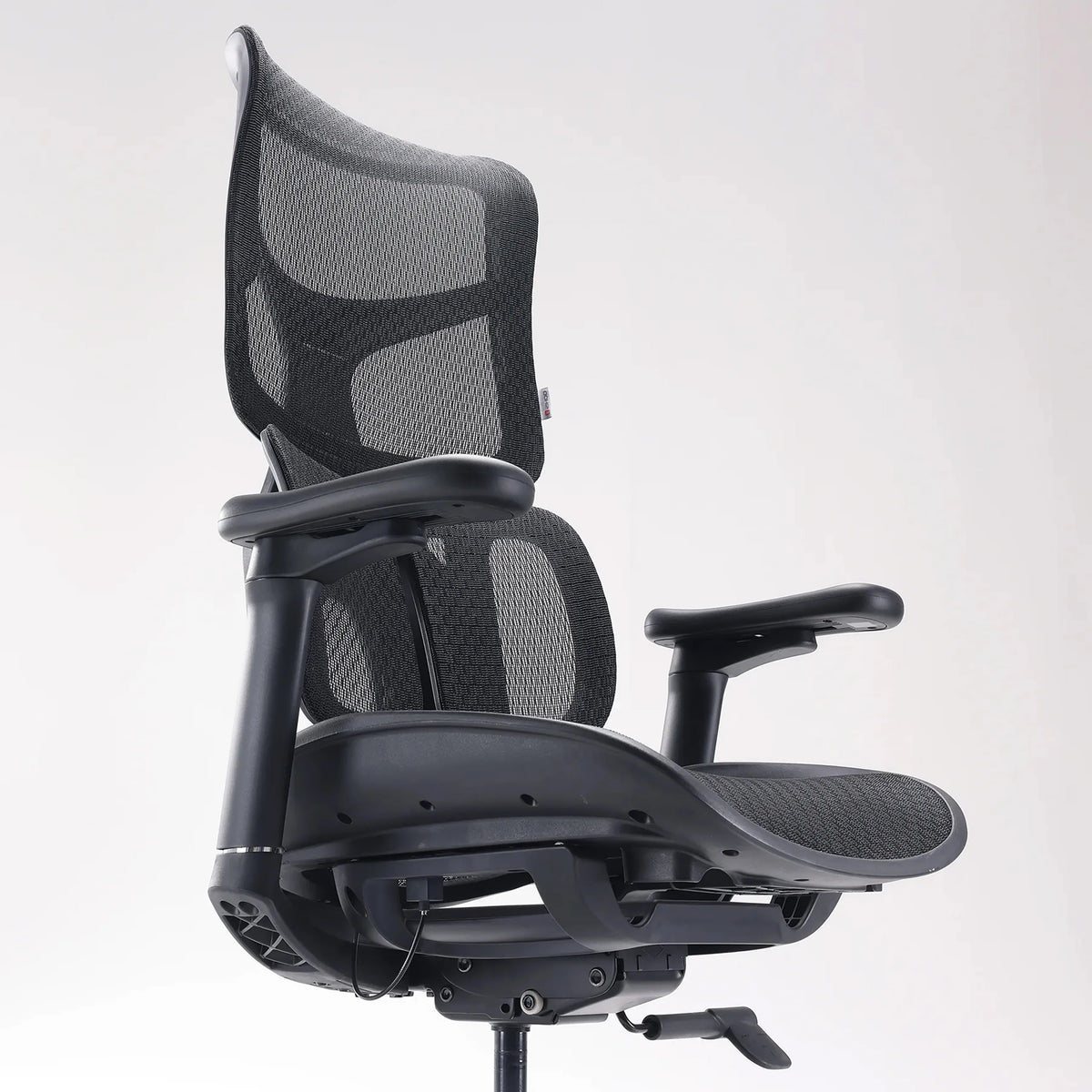 Silla de oficina profesional S100-M301 negra con respaldo de malla y reposabrazos ajustables de Sihoo
