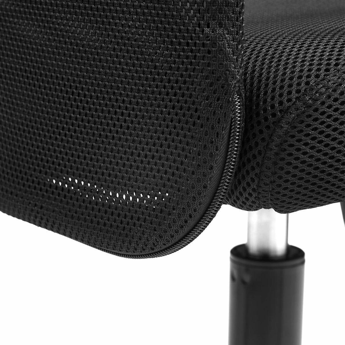 Funda de malla negra con cremallera del sillón de oficina Home Office PURE NET de hjh OFFICE