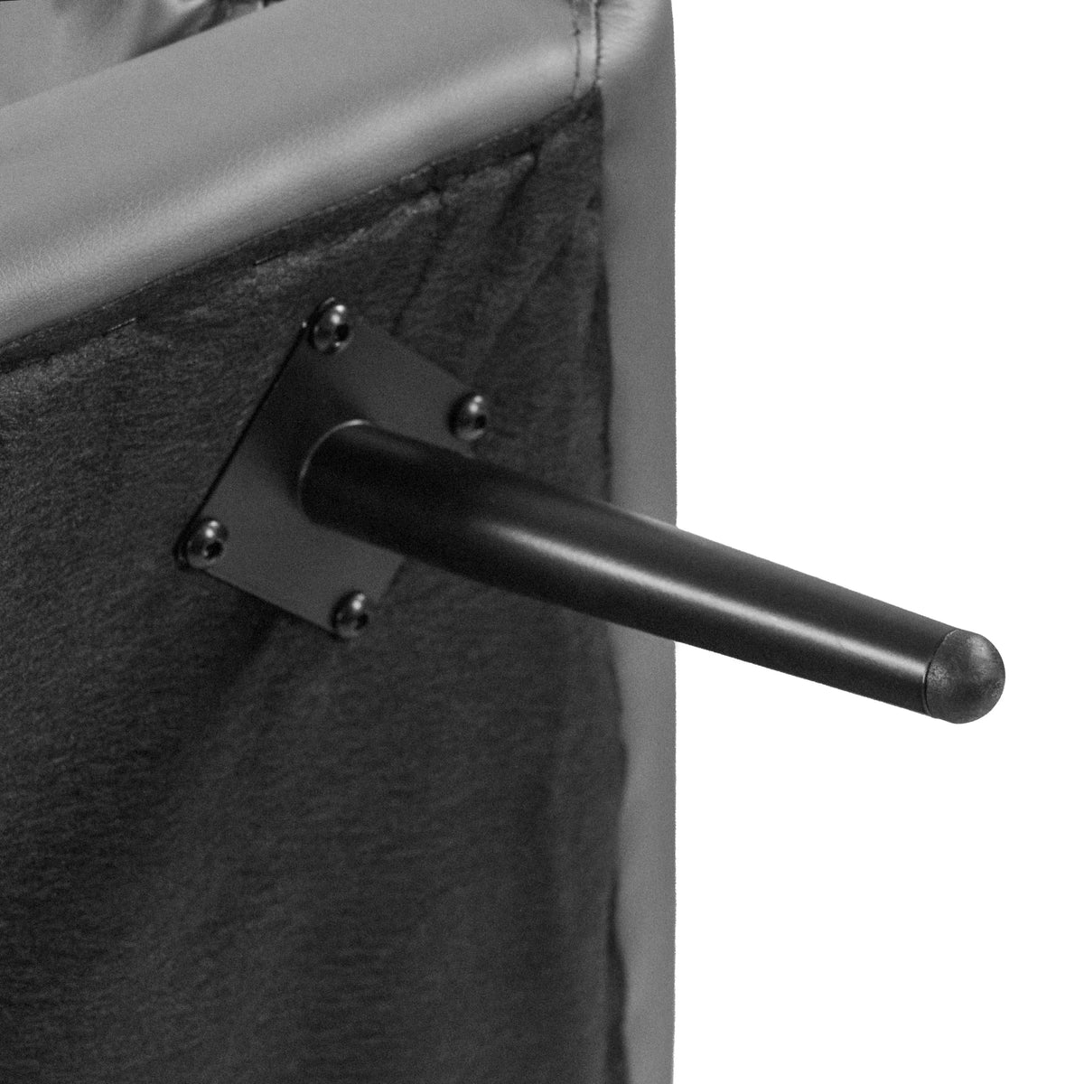 Componente de pie de metal negro del sofá de diseño VINTALUX de hjh LIVING