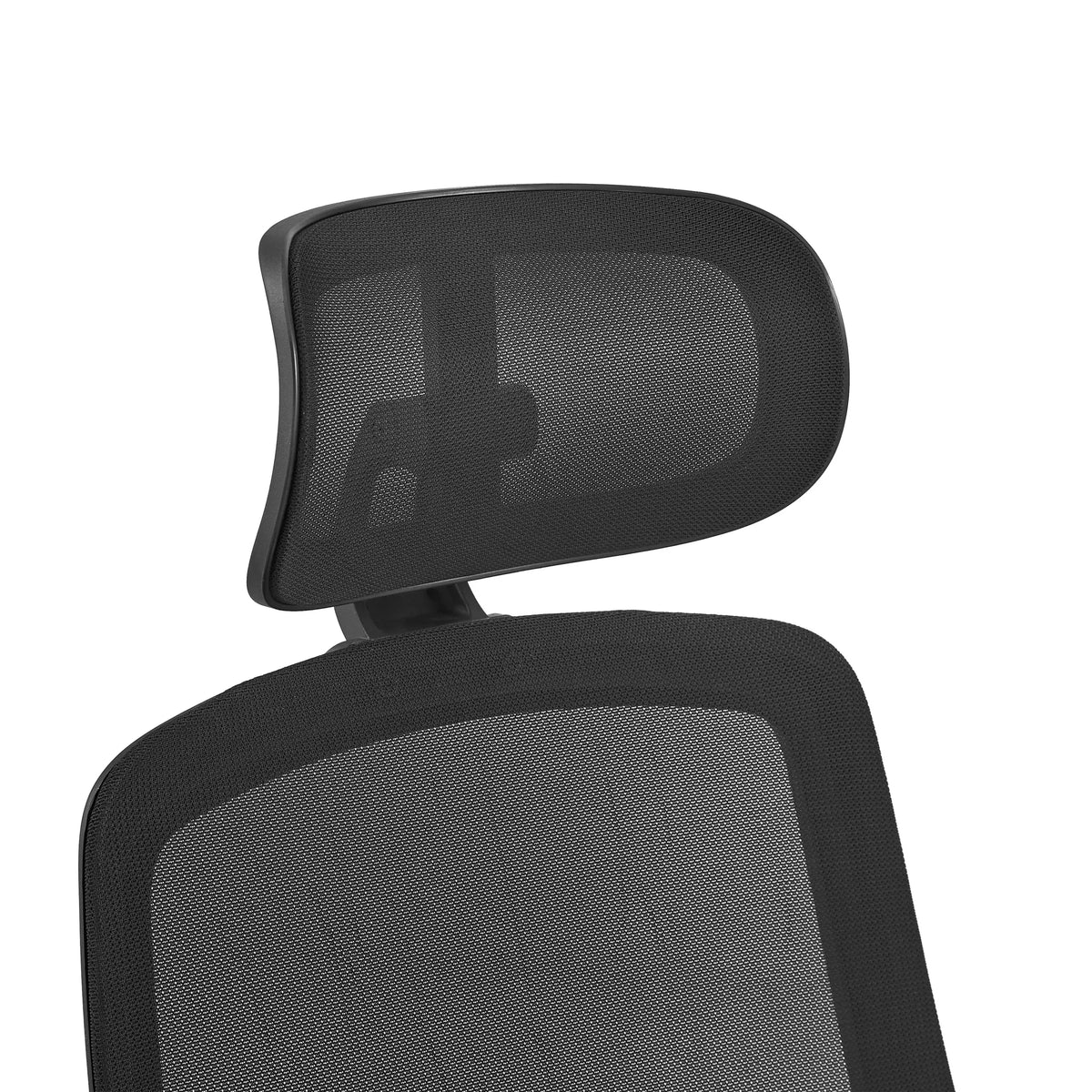 Reposacabezas con funda de malla negra de la silla de oficina profesional Ergosento de hjh OFFICE