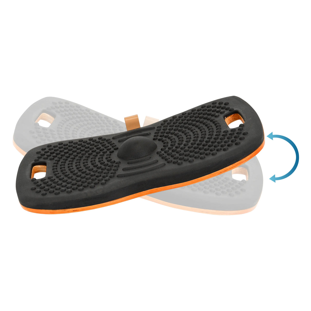 Superficie de apoyo negra y estructurada de la tabla de equilibrio ACTIV de hjh OFFICE