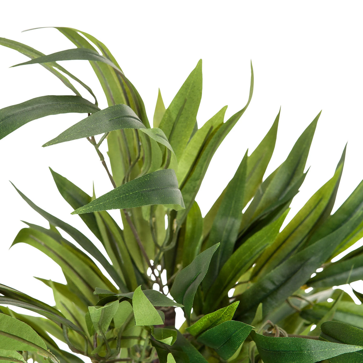 Hojas verdes de la Planta artificial MANGO de hjh OFFICE