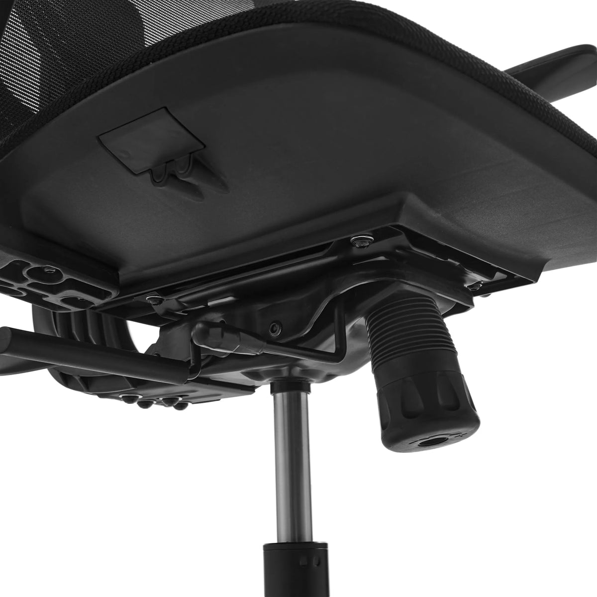 Parte inferior del asiento con mecanismo de ajuste de la Silla Home Office Malio de hjh OFFICE
