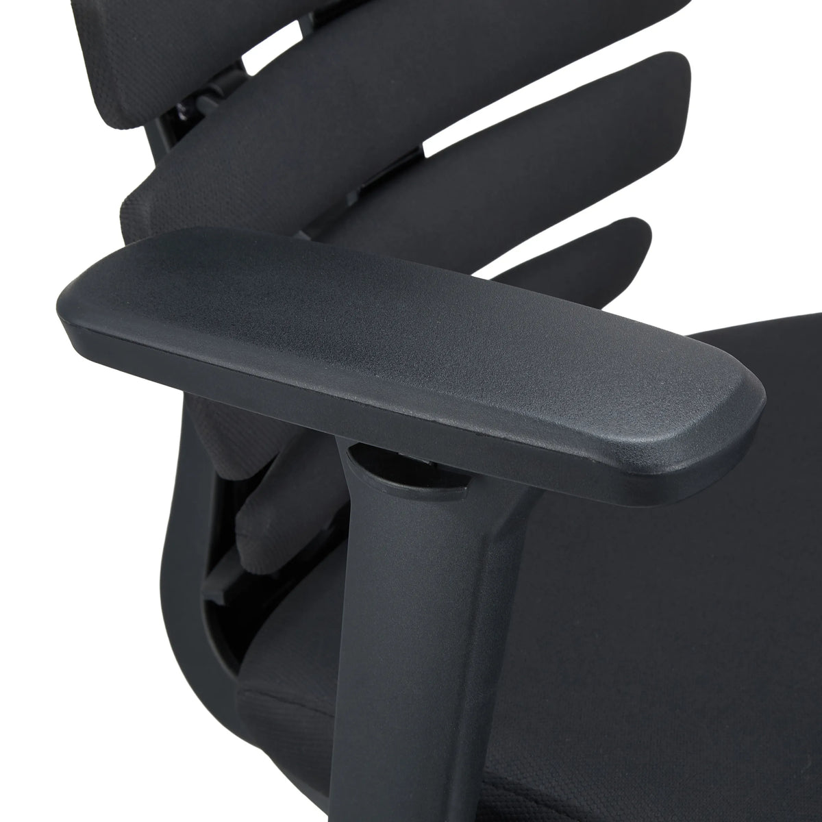 Reposabrazos negro de la silla de oficina profesional ERGO LINE II PRO con soporte acolchado de hjh OFFICE