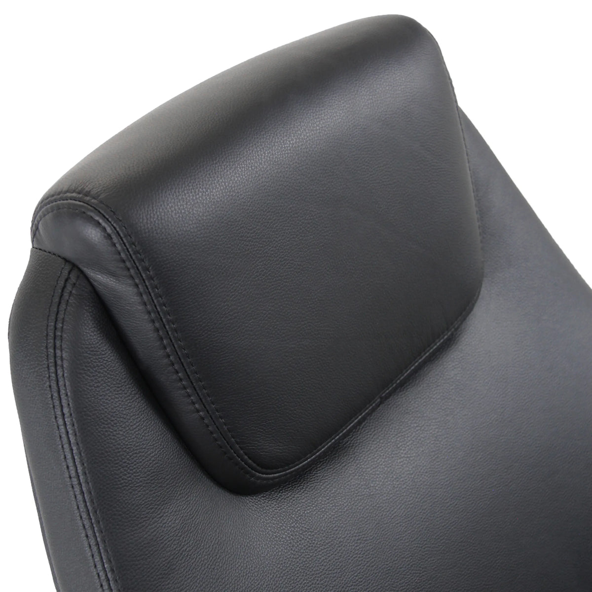 Reposacabezas acolchado de cuero sintético negro del sillón de oficina profesional FERRARA de hjh OFFICE