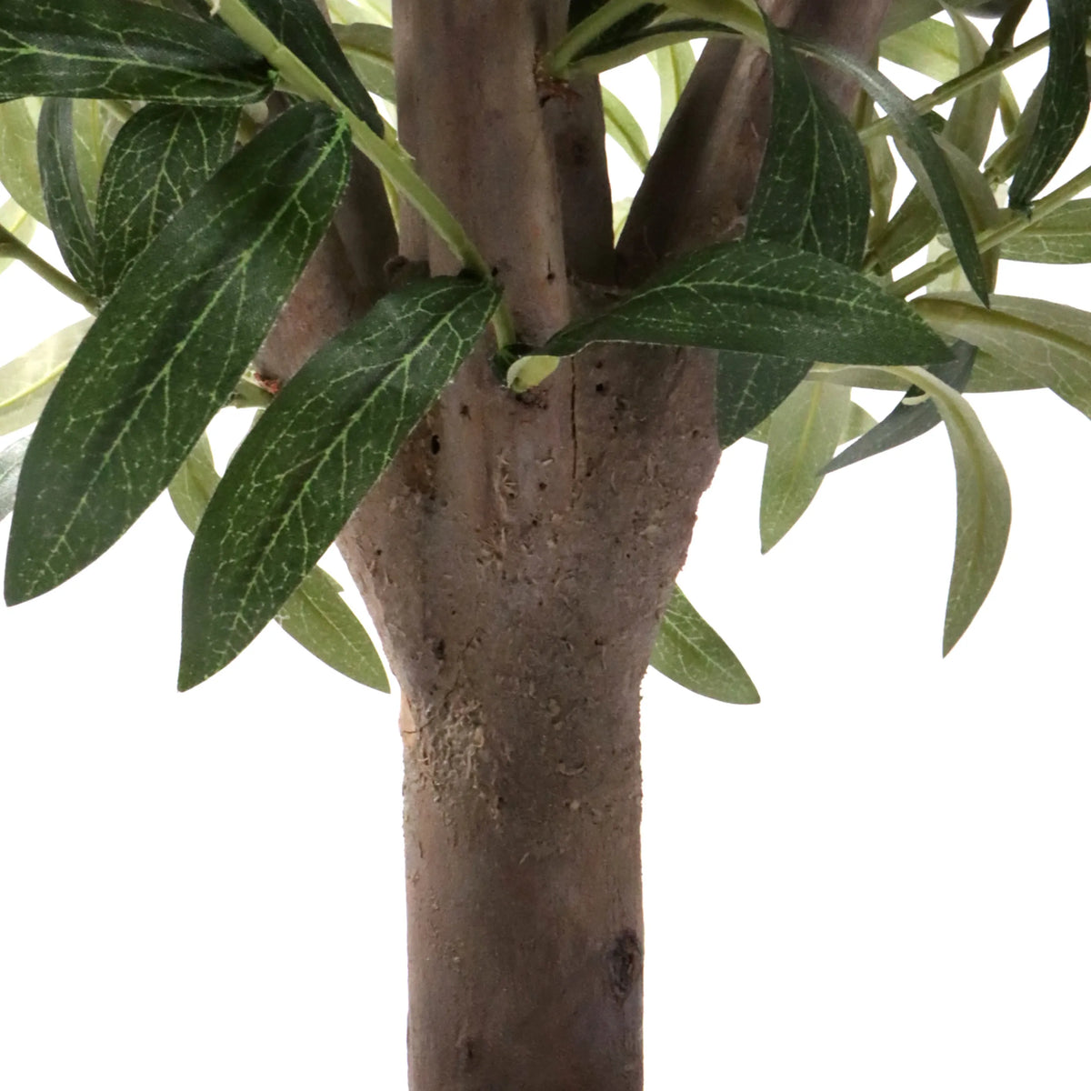 Tallo y hojas verdes de la planta artificial Olive S de hjh OFFICE