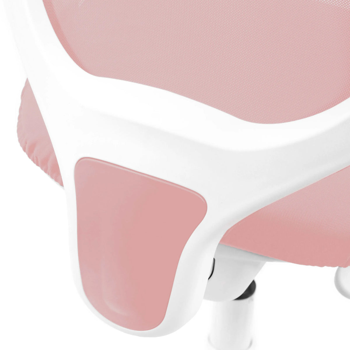 Detalles del marco de plástico blanco de la carcasa del asiento rosa de la silla para niños KID ERGO de hjh OFFICE