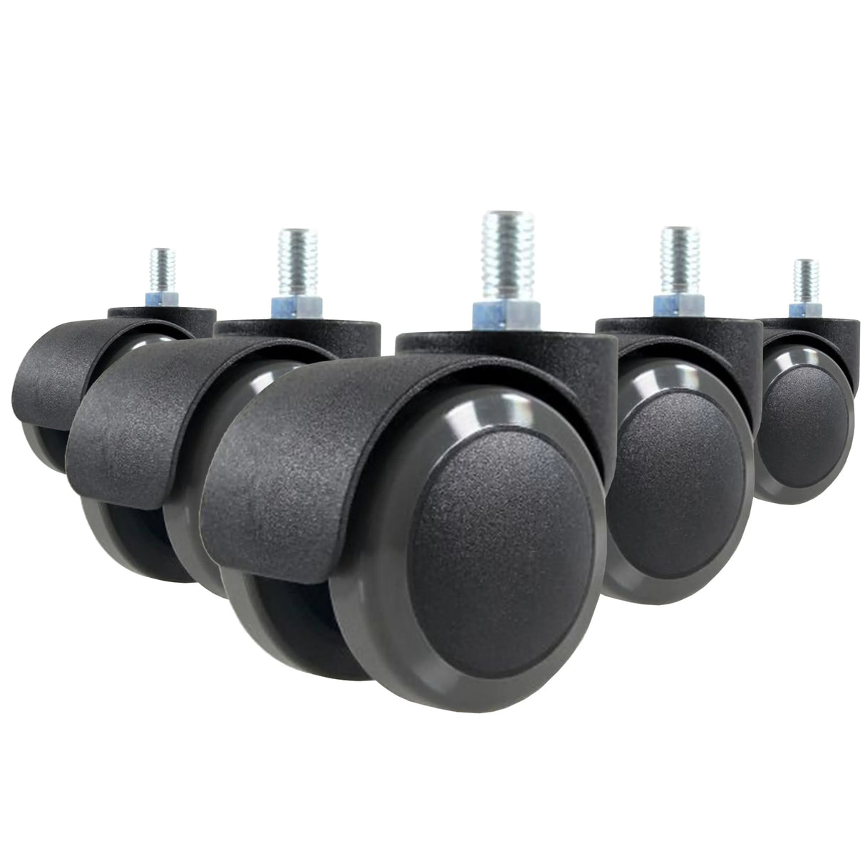5x ROLO M10/50mm Suelos duros - Ruedas para sillas