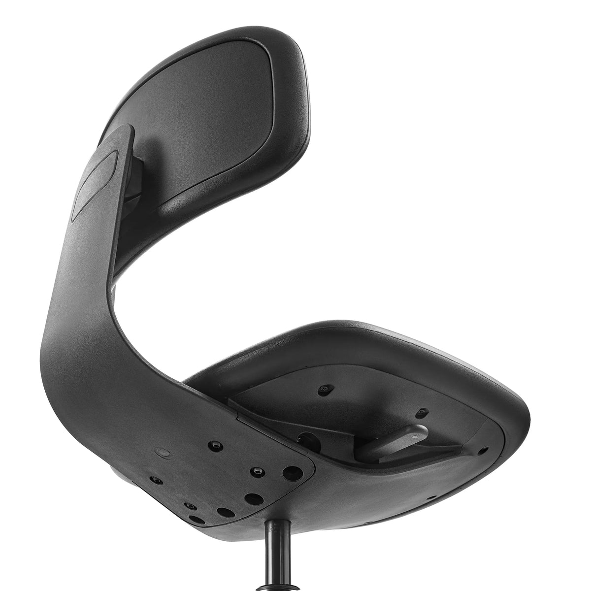 Parte inferior del asiento y del respaldo de la silla de mostrador TOP WORK B en negro de hjh OFFICE