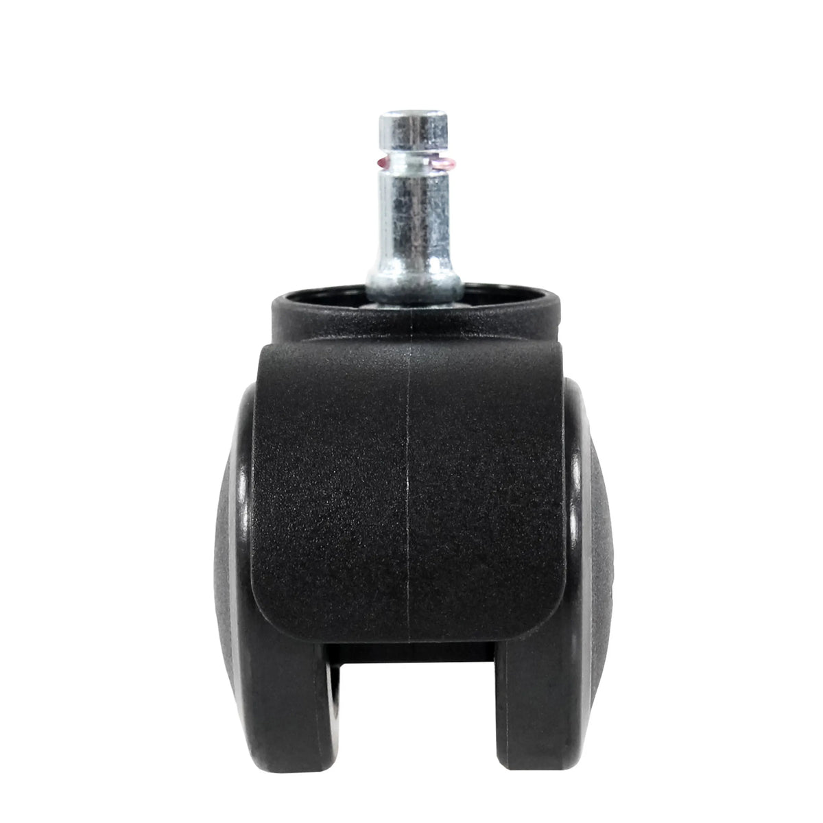 Ruedas para sillas 5x ROLO ESD 10mm/50mm negras para suelos duros con pin de metal plateado de hjh OFFICE