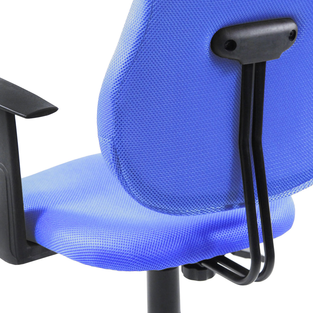 Soporte del respaldo y funda de tela azul de la silla giratoria para niños KIDDY STYLE de hjh OFFICE