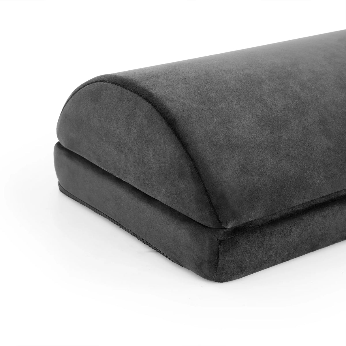 Acolchado negro del Reposapiés Podi Velvet 1 de hjh OFFICE