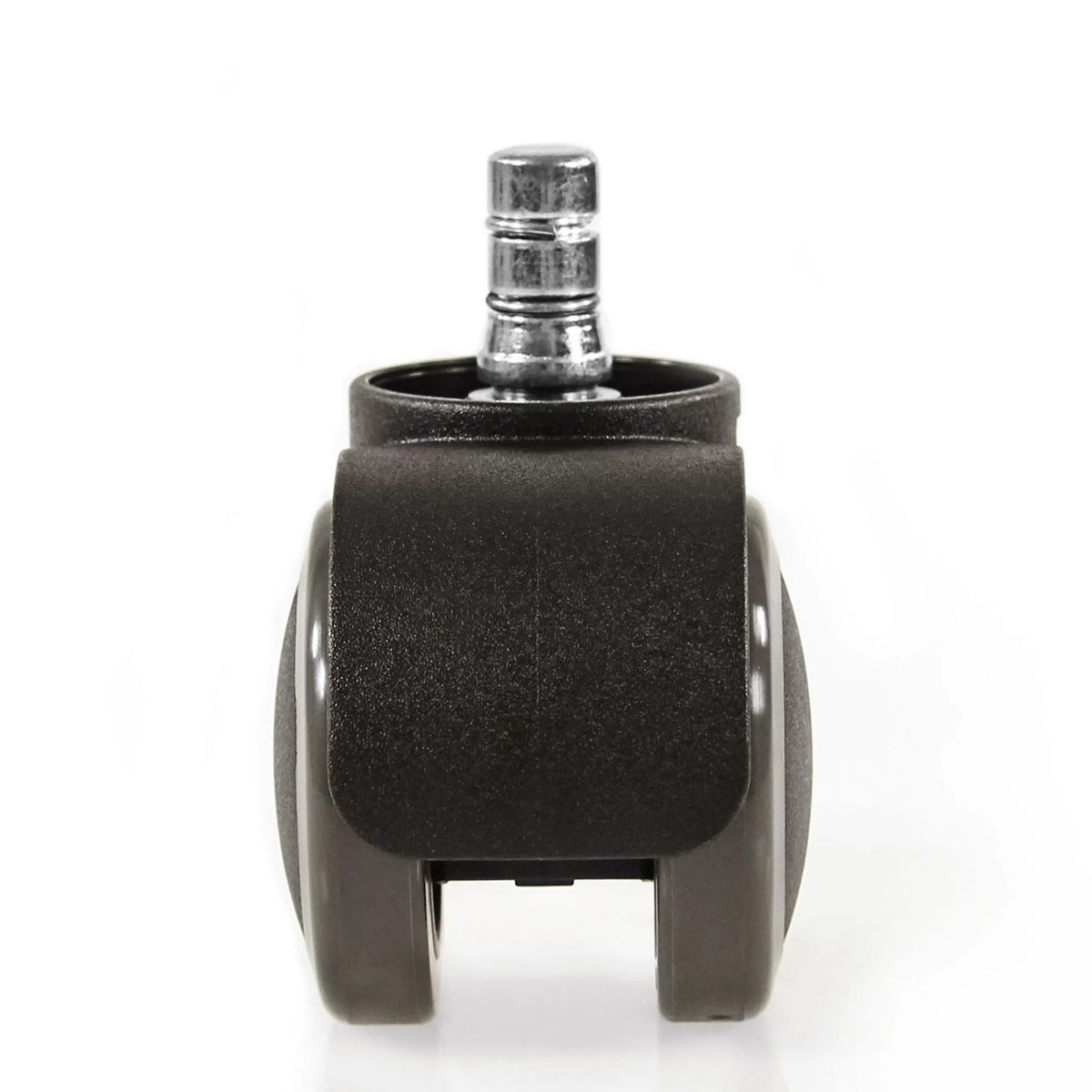 Ruedas para sillas 5x ROLO No-Noise 11mm/50mm negras para suelos duros con pasador de fijación metálico de hjh OFFICE