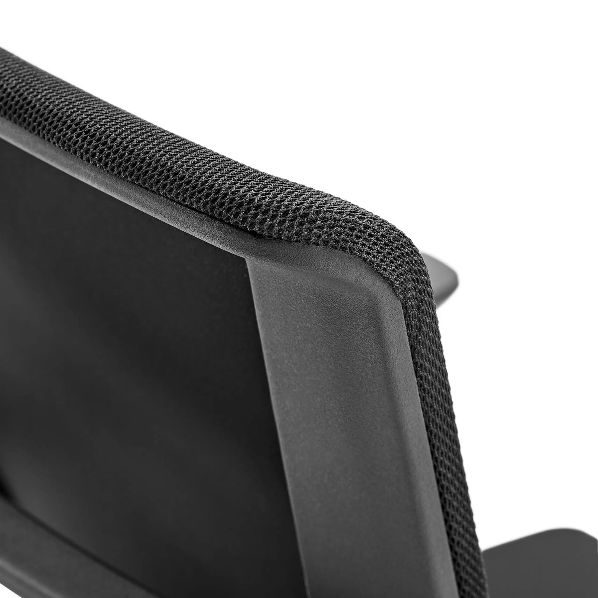 Borde superior del respaldo de malla negro de la Silla de oficina profesional SPINIO de hjh OFFICE