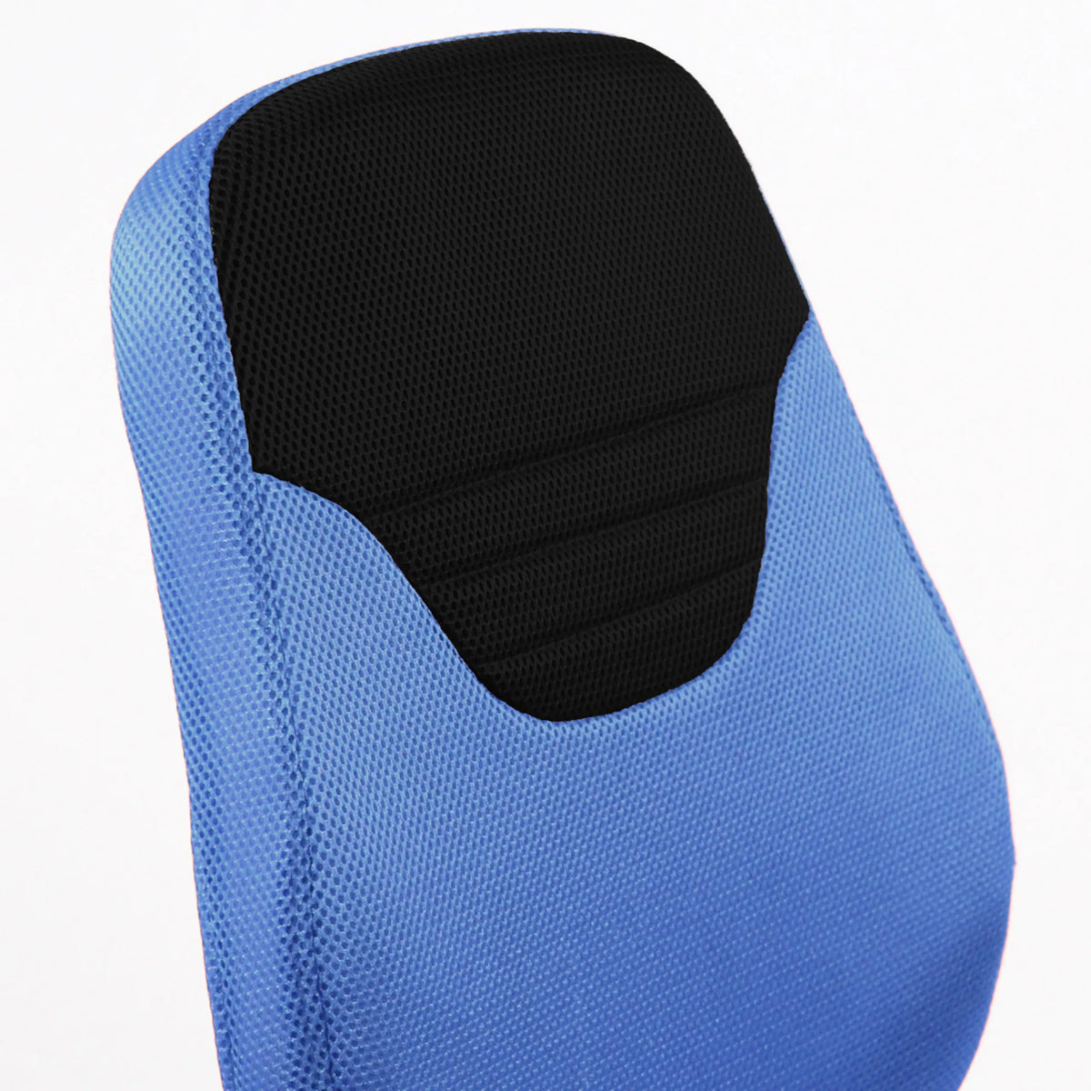 Respaldo de malla azul y negro de la Silla giratoria para niños KIDDY STYLE de hjh OFFICE