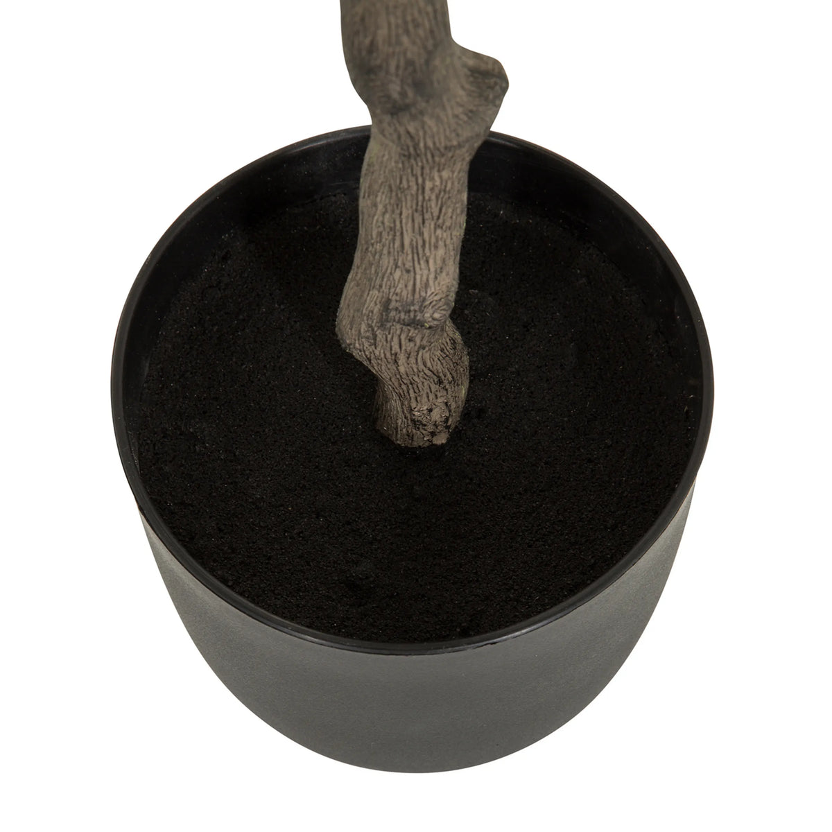 Tronco y maceta negra de la planta artificial OLIVE de hjh OFFICE