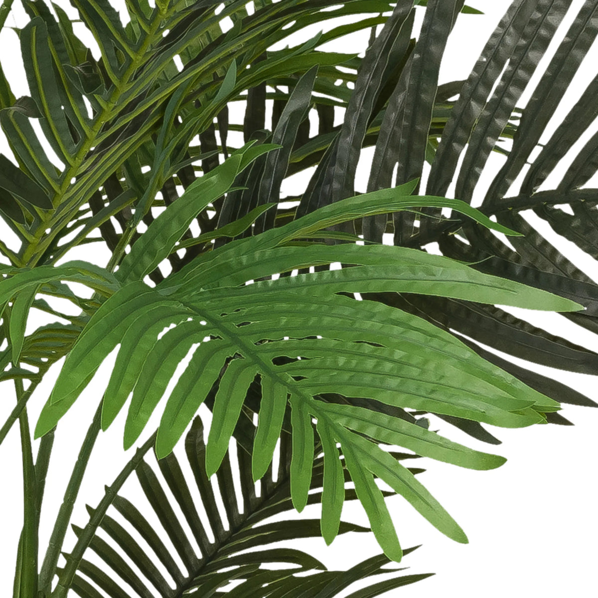 Hojas verdes de la planta artificial ARECA II de hjh OFFICE