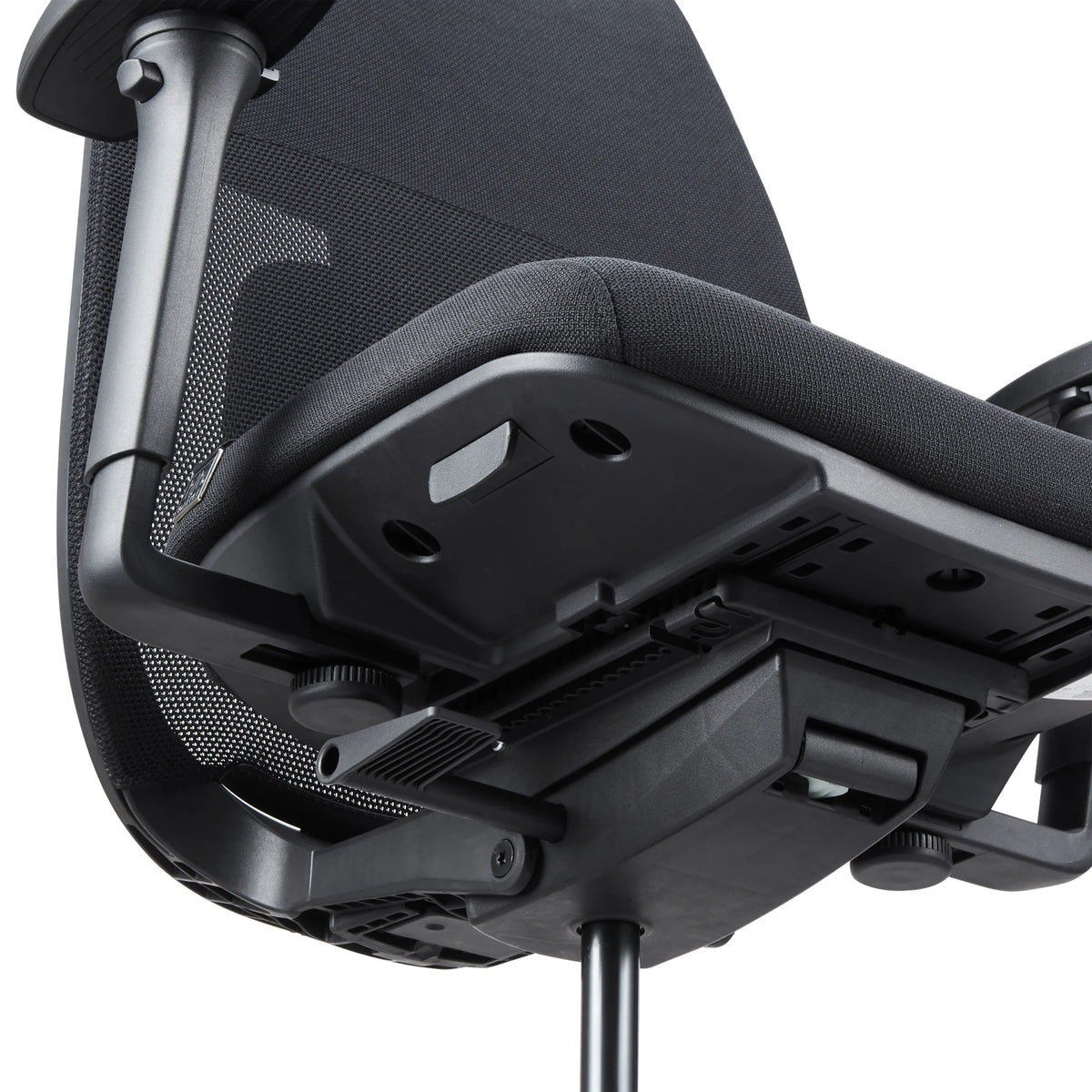 Parte inferior del asiento con mecanismo de ajuste de la Silla de oficina profesional Skandis Pro de hjh OFFICE