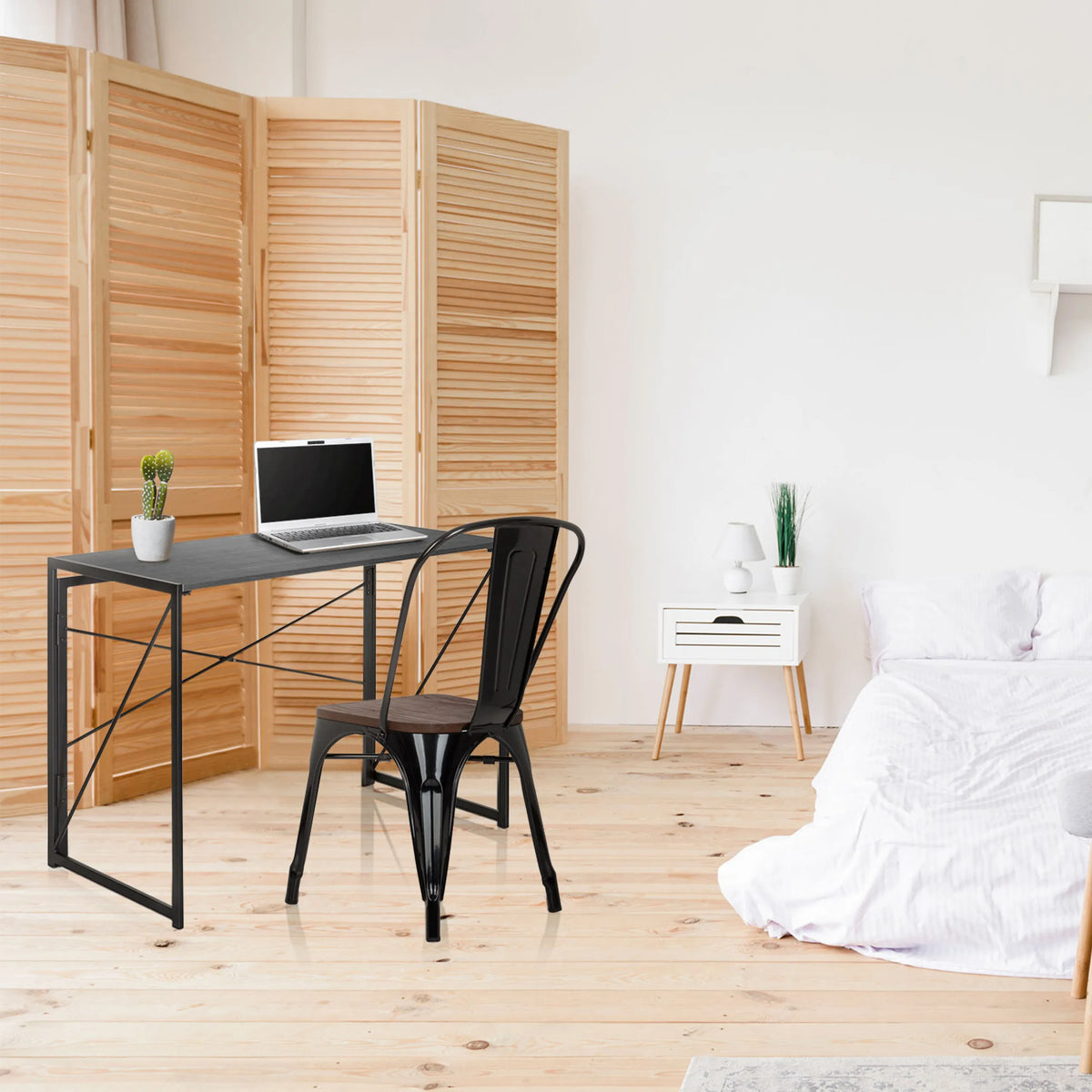 Escritorio plegable negro EASY UP MULTI de 100 x 50 cm de hjh OFFICE