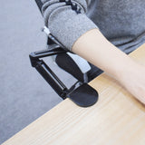 Apoyabrazos RELEX RT1 negro para una silla de oficina con mecanismo articulado de hjh OFFICE