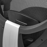 Soporte lumbar con moldura decorativa plateada de la silla alta gama VENUS BASE de hjh OFFICE