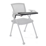 Bandeja de escritura negra TABLET PRIORITY II como Accesorios para sillas de hjh OFFICE – vista de 360° (vista frontal 0°)