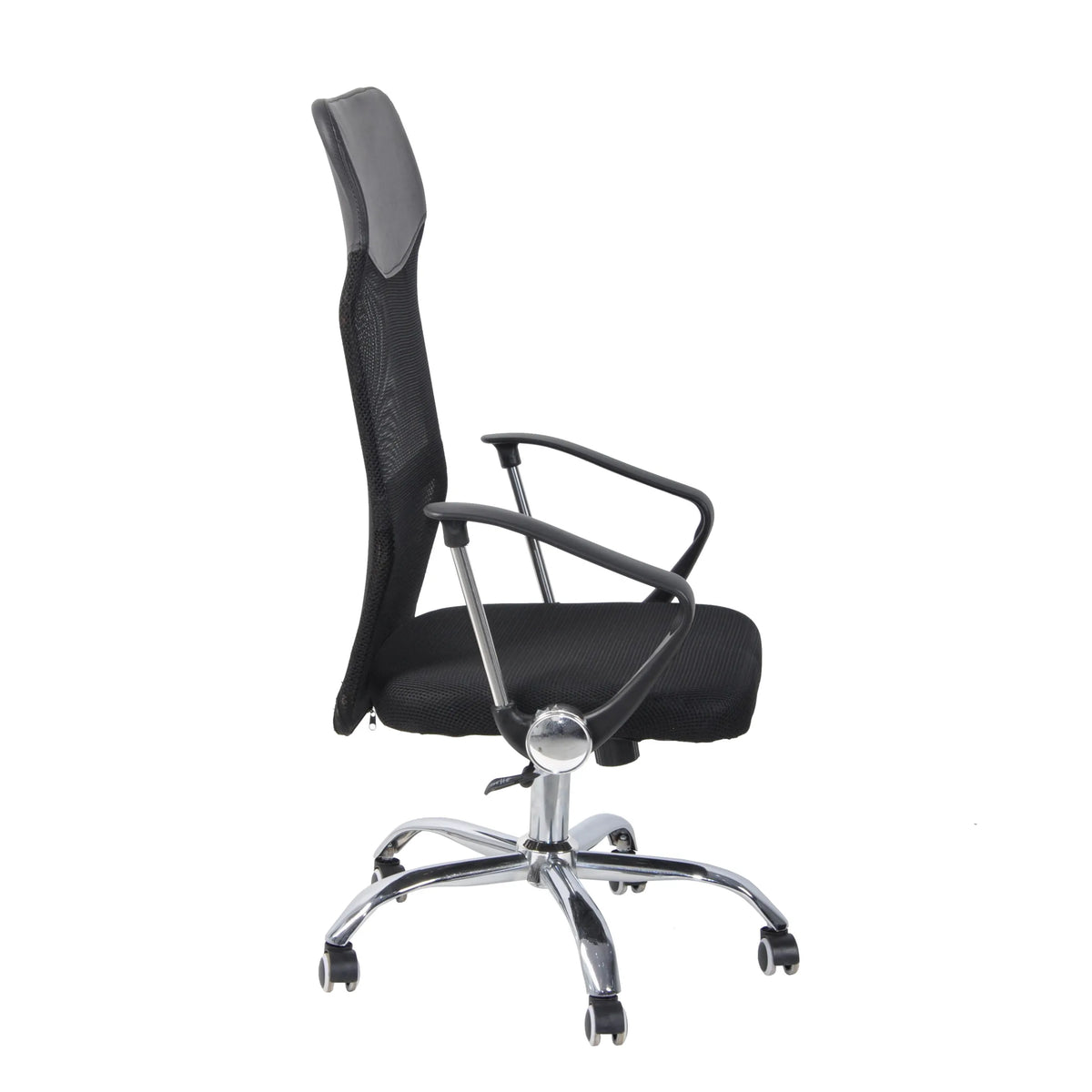 Sillón de oficina Home Office Stryka Net con tapizado de malla y base en estrella brillante de hjh OFFICE