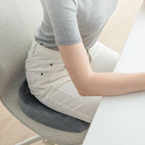 Cojín del asiento MEDISIT VIII gris sobre una silla gris claro de hjh OFFICE