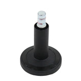 Deslizador para sillas STATO-M negro para suelos duros con pin de metal de 11 mm de hjh OFFICE