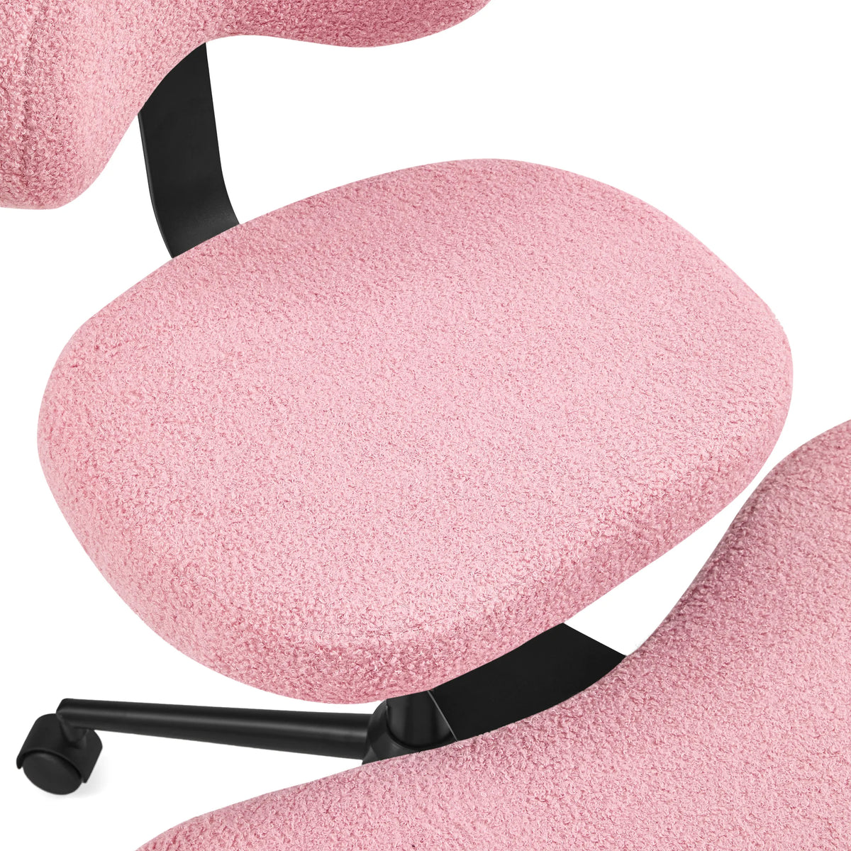 Tapizado rosa texturizado del asiento de la silla de meditación Asanasit de hjh LIVING