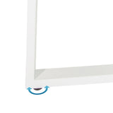 Pie ajustable en altura del escritorio de esquina WORKSPACE BASIC I en blanco de hjh OFFICE
