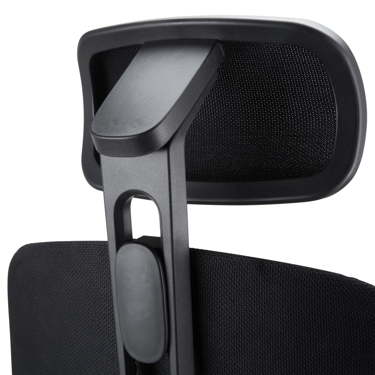 Reposacabezas con funda de malla y marco negro de la Silla de oficina profesional Skandis Pro de hjh OFFICE