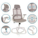 Silla Home Office VENDO W en gris con diversas opciones de ajuste de hjh OFFICE