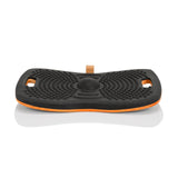 Tabla de equilibrio ACTIV negra con estructura de nodos y núcleo naranja de hjh OFFICE – vista de 360° (vista frontal 0°)