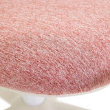Tapa de tela rosa estructurada del asiento de la Silla giratoria para niños Swivelo de hjh OFFICE