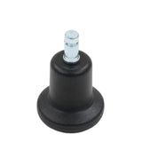 Deslizador para sillas 5 x STAND Nr. 10 negro con pin de metal de 10 mm para todos los suelos de hjh OFFICE
