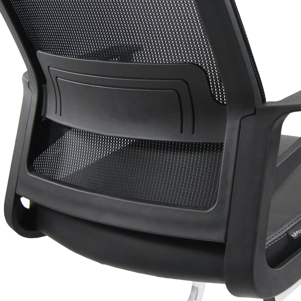 Respaldo de malla transpirable de la silla de viga voladiza INVENTOR V PRO en negro de hjh OFFICE