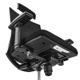 Parte inferior del asiento y mecanismo de la silla de oficina profesional PORTO MAX HIGH I en negro de hjh OFFICE