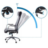 Mecanismo de inclinación y ajuste de altura del asiento del Sillón de alta gama ASPERA 20 de hjh OFFICE
