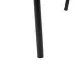 Pata de metal negra de la silla tapizada Lifea Flex de hjh LIVING