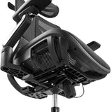 Parte inferior del asiento y mecanismo de la silla de oficina profesional Ergo U2 Pro3 con malla de nailon negra de hjh OFFICE