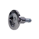 Deslizador para sillas plateado para moqueta con un diámetro de 11 mm, modelo STAND C de hjh OFFICE
