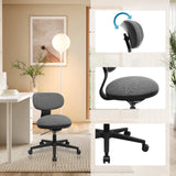 Silla Home Office SITMOTION B gris con respaldo ajustable y base con ruedas de hjh OFFICE