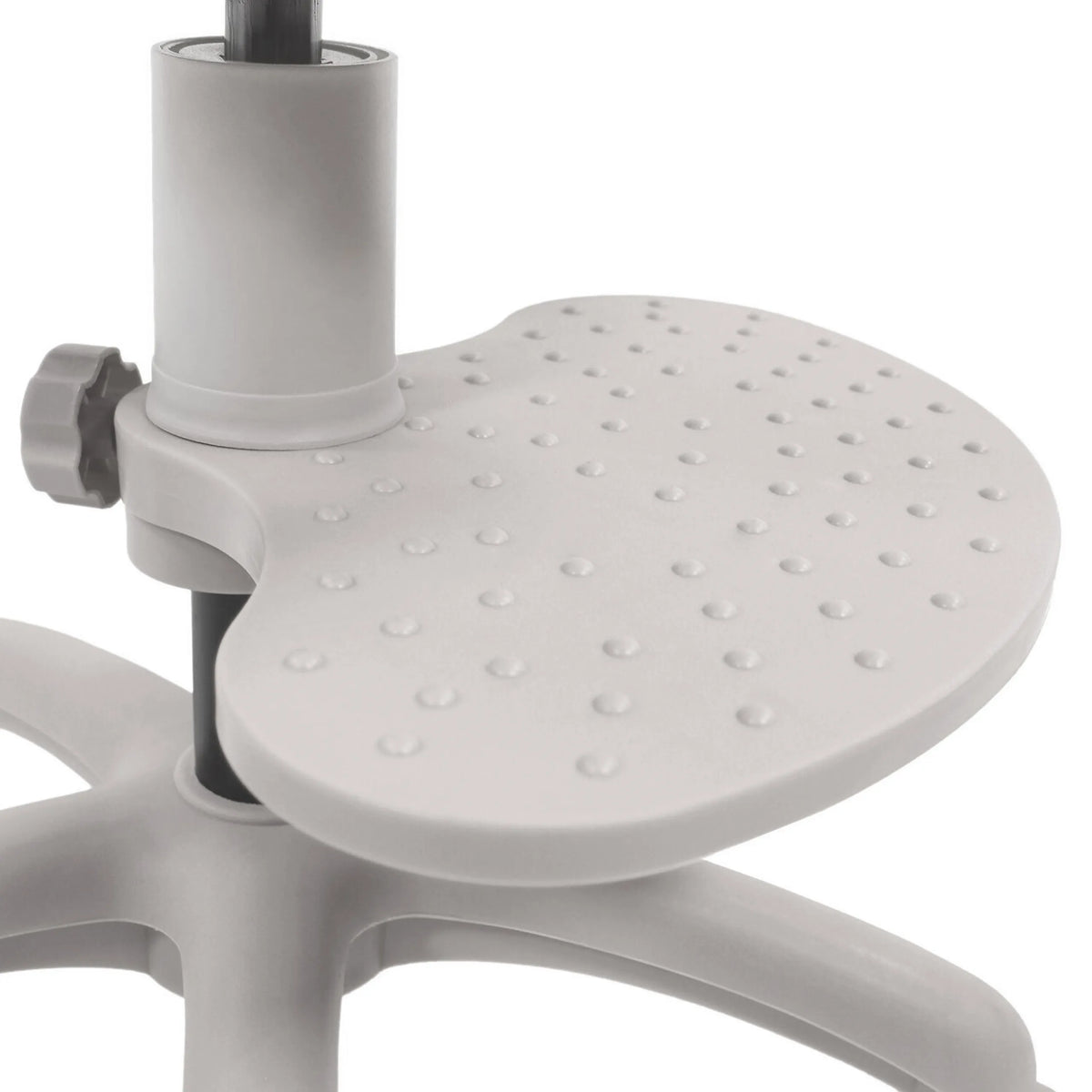 Reposapiés gris con estructura de relieve de la silla giratoria para niños KID COLOUR G1 de hjh OFFICE