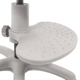 Reposapiés gris con estructura de relieve de la silla giratoria para niños KID COLOUR G1 de hjh OFFICE