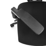 Reposabrazos de plástico negro de la silla de oficina profesional Ergo U2 Flex3 de hjh OFFICE