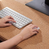 Alfombrilla de Escritorio Padflux Terra marrón de corcho con teclado y ratón de hjh OFFICE