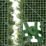 Rejilla de plástico verde con elemento de conexión de la estera vegetal LEAFLUXE 2 de hjh LIVING