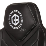 Logotipo en el reposacabezas de la silla gaming GAMEBREAKER COLOSSUS en negro de hjh OFFICE